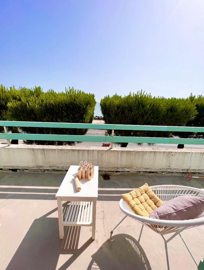 Front De Mer Rivedoux-Plage - Terrasse Exterieur - Parking Buitenkant foto